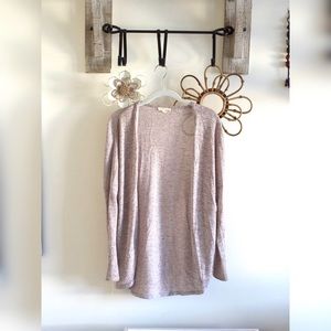 Neutral cardigan sweater